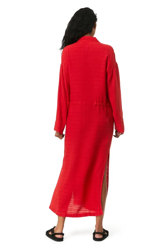 Women Mara Hoffman Dresses Diega Coverup Red