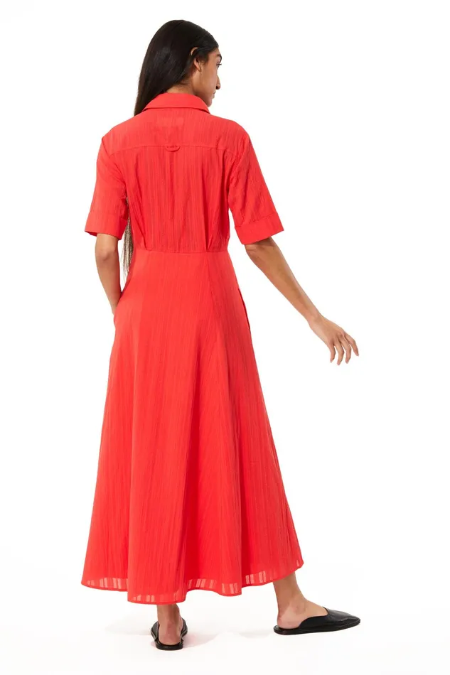 Women Mara Hoffman Dresses Lorelei Dress Red Women Mara Hoffman Dresses Lorelei Dress Red