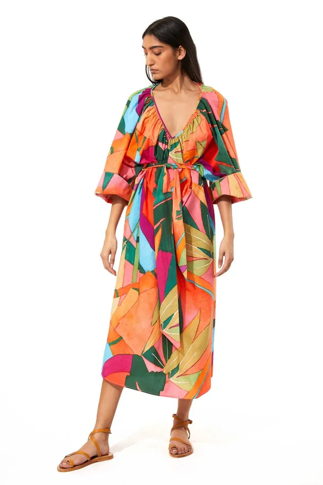 Women Mara Hoffman Dresses Luz Coverup Print Women Mara Hoffman Dresses Luz Coverup Print