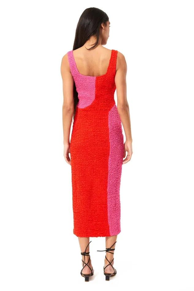 Women Mara Hoffman Dresses Sloan Dress Red Pink