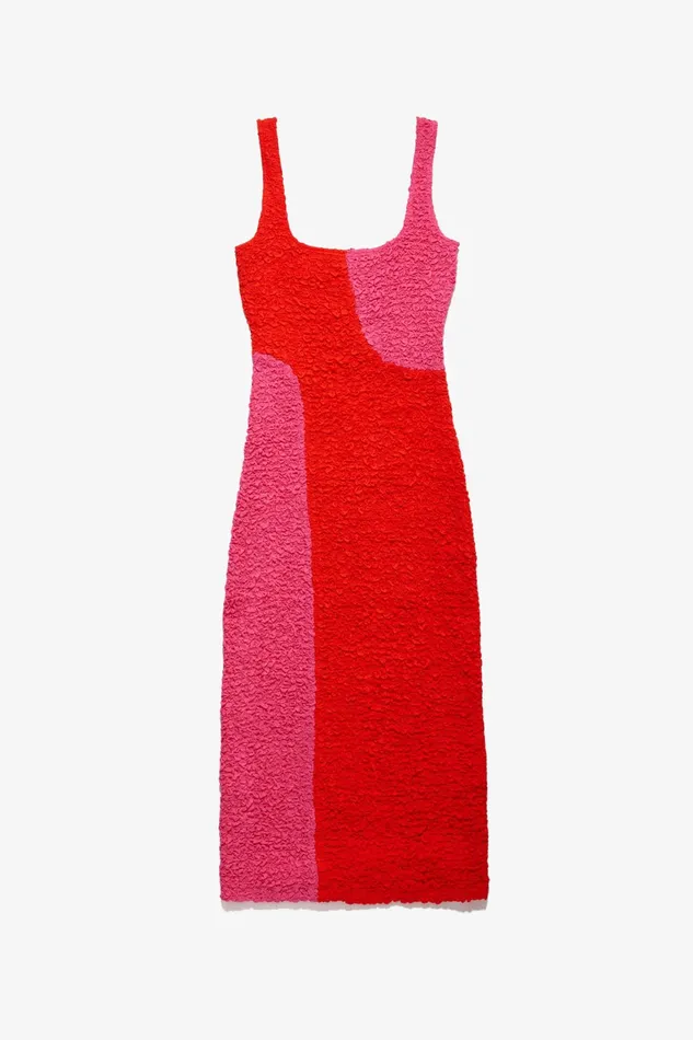 Women Mara Hoffman Dresses Sloan Dress Red Pink
