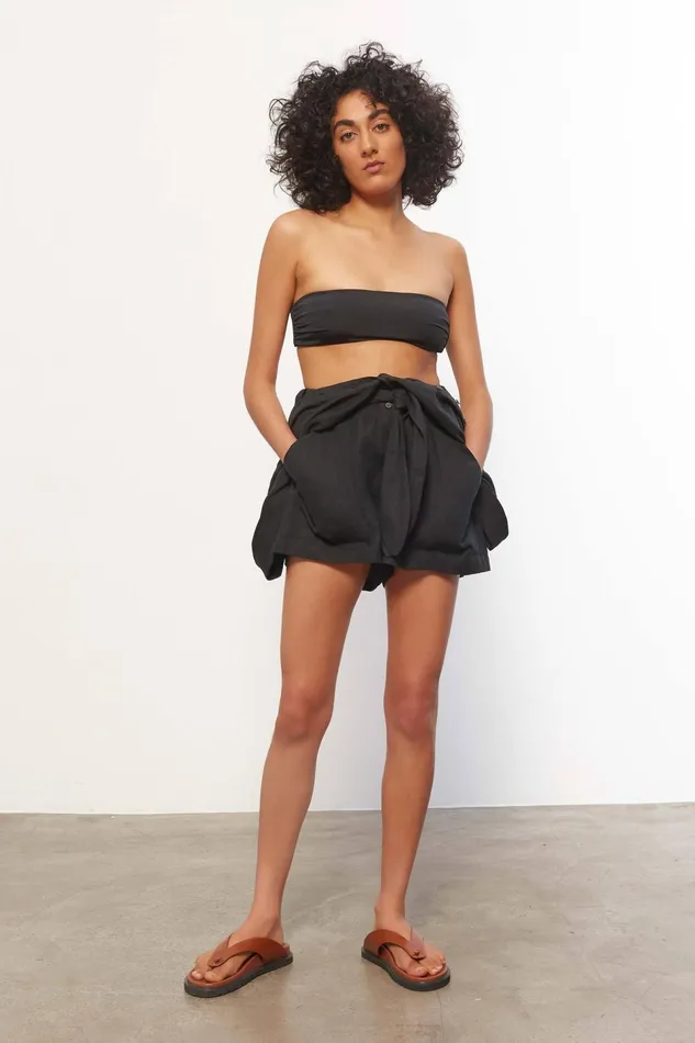 Women Mara Hoffman Jumpsuits and Rompers Lowri Romper Black Women Mara Hoffman Jumpsuits and Rompers Lowri Romper Black