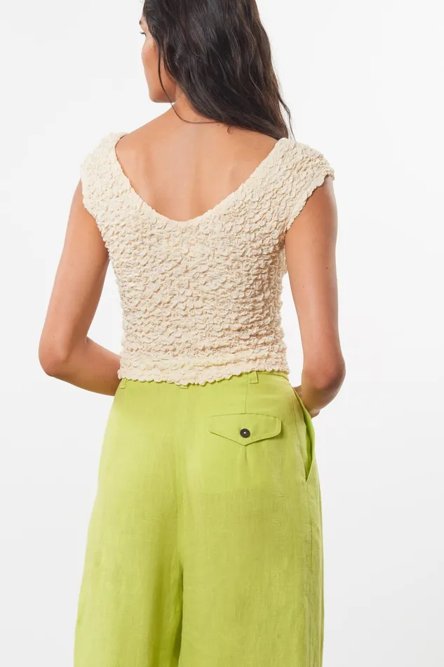 Women Mara Hoffman Pants and Shorts Eldora Pant Green Women Mara Hoffman Pants and Shorts Eldora Pant Green