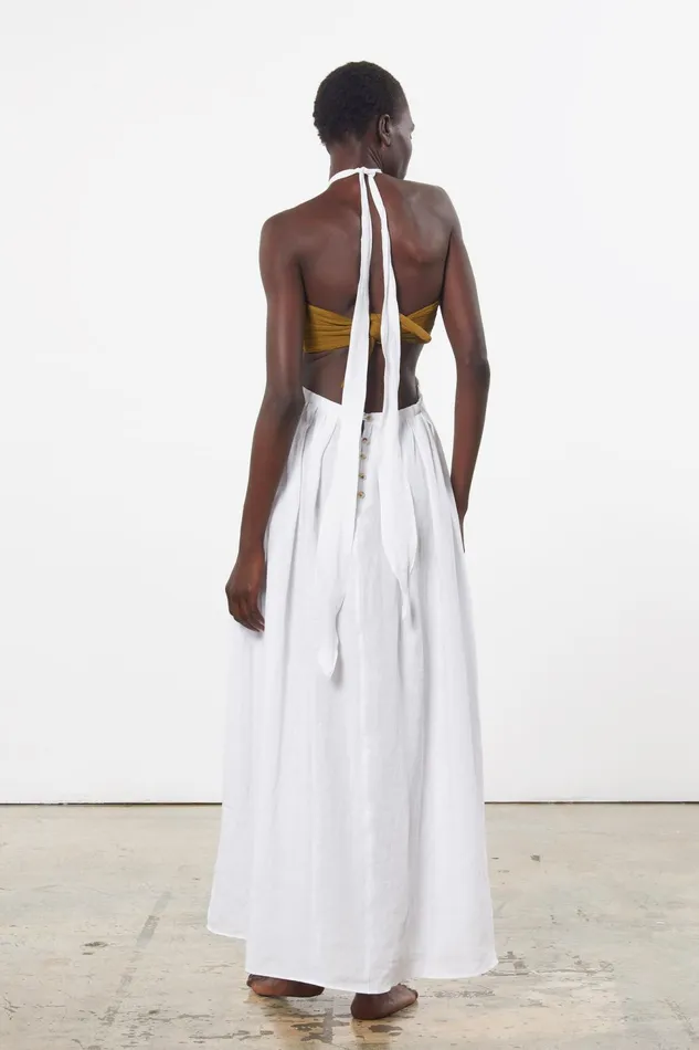 Women Mara Hoffman Skirts Graziella Skirt White Women Mara Hoffman Skirts Graziella Skirt White