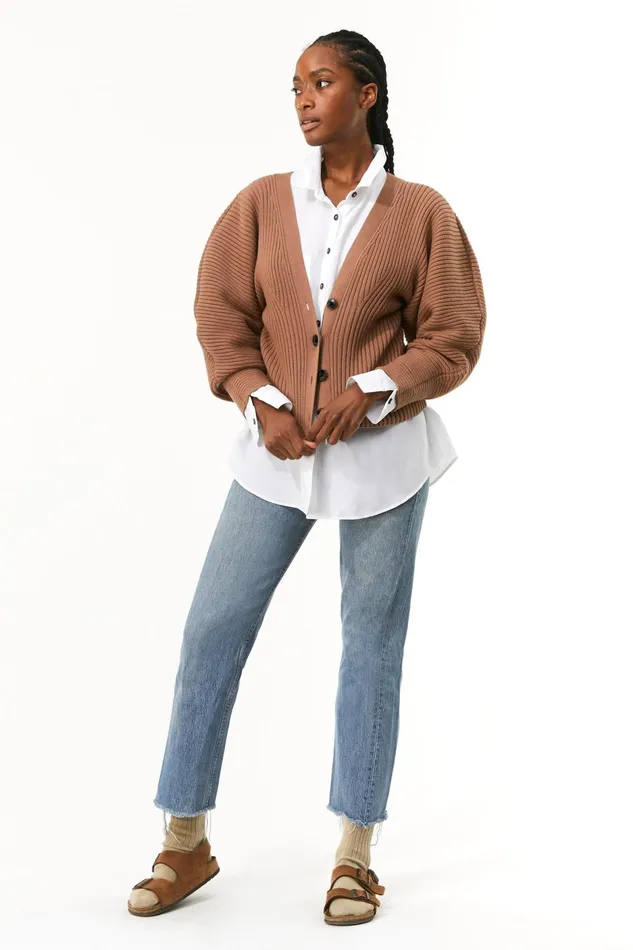Women Mara Hoffman Sweaters Naenia Sweater Mocha