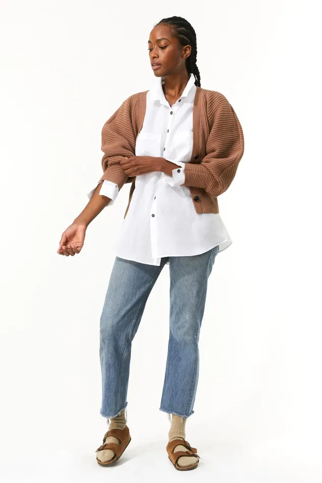 Women Mara Hoffman Sweaters Naenia Sweater Mocha