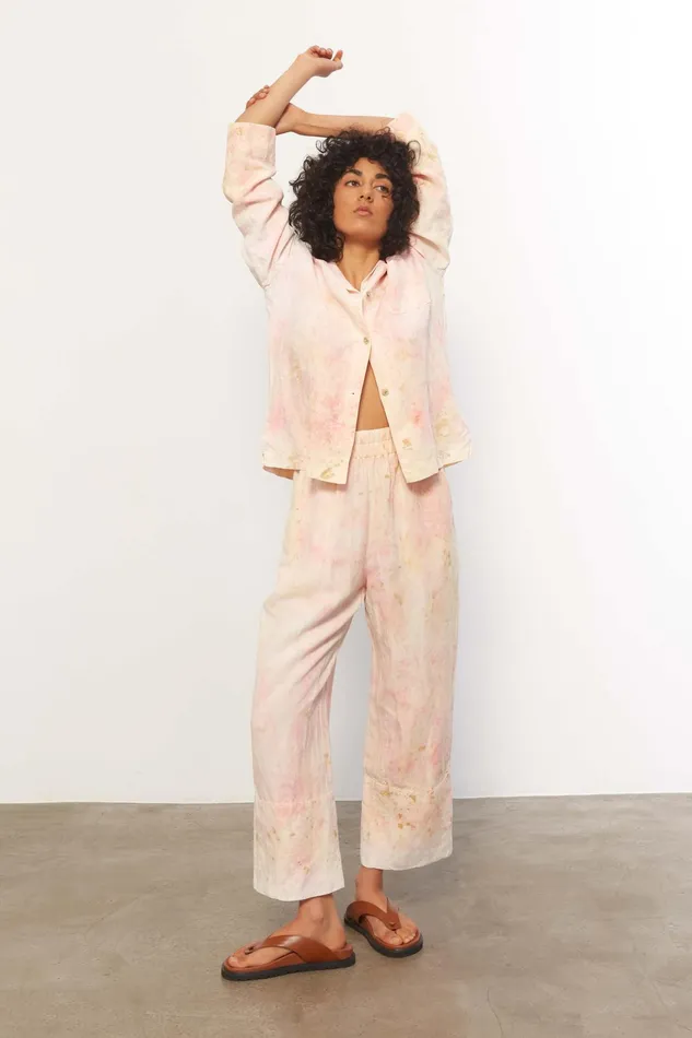Women Mara Hoffman Tops Eleanor Top Pink