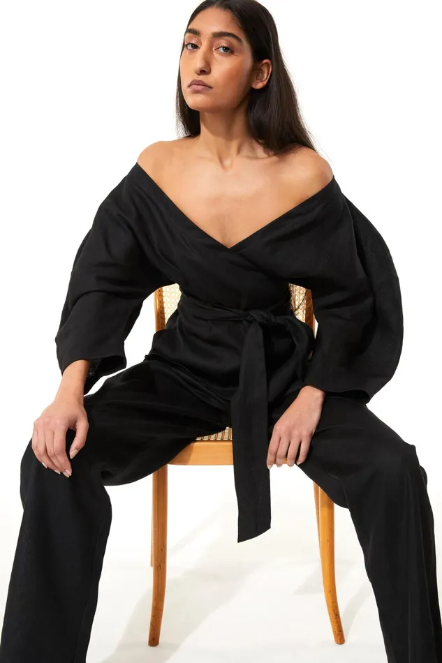 Women Mara Hoffman Tops Emiliana Top Black Women Mara Hoffman Tops Emiliana Top Black