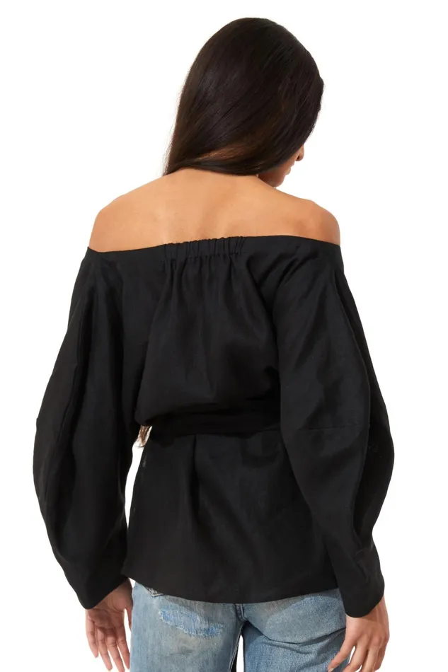Women Mara Hoffman Tops Emiliana Top Black Women Mara Hoffman Tops Emiliana Top Black