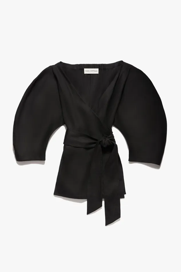 Women Mara Hoffman Tops Emiliana Top Black Women Mara Hoffman Tops Emiliana Top Black
