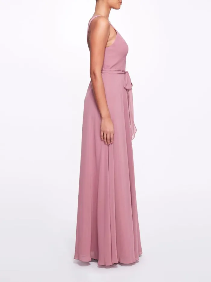 Women Marchesa Marchesa Notte Aprilia Mauve