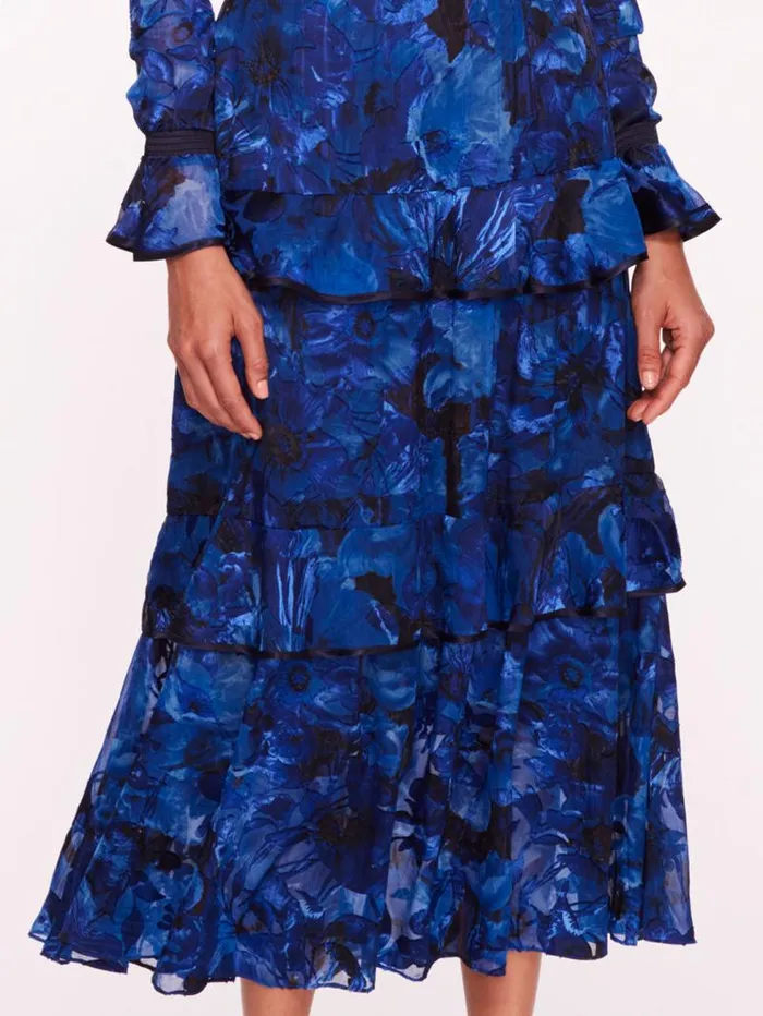 Women Marchesa Marchesa Rosa Diantha Dress Blue