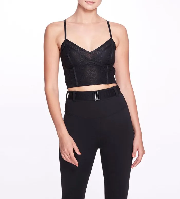 Women Marchesa Tops Daphne Bra Black