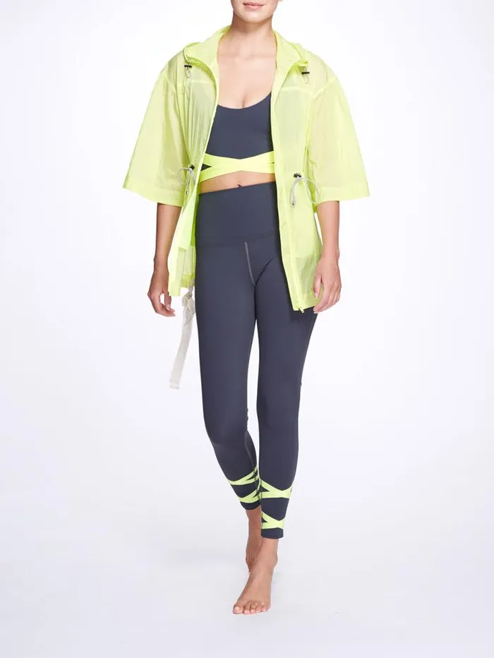 Women Marchesa Tops Naomi Jacket Neon Yellow
