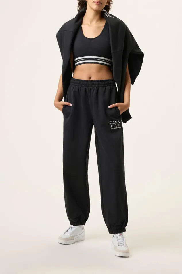 Women Matching Sets Fila CASA FILA Country Club Jogger 001 Black