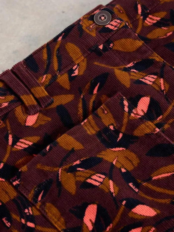Women Melody Organic Cord Skirt Plum Purple Print White Stuff Skirts Women Melody Organic Cord Skirt Plum Purple Print White Stuff Skirts