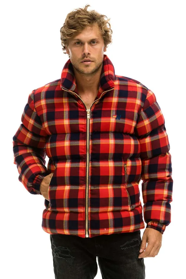 WomenMen Outerwear Aviator Nation PLAID TRAVELER JACKET 8211 RUGBY PLAID