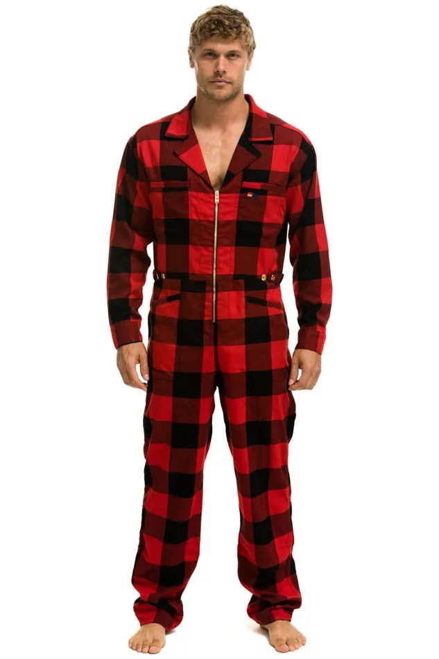 WomenMen Outerwear Aviator Nation UNISEX PLAID FLIGHT SUIT 8211 BUFFALO PLAID WomenMen Outerwear Aviator Nation UNISEX PLAID FLIGHT SUIT 8211 BUFFALO PLAID