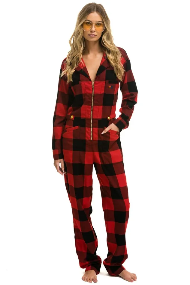 WomenMen Outerwear Aviator Nation UNISEX PLAID FLIGHT SUIT 8211 BUFFALO PLAID WomenMen Outerwear Aviator Nation UNISEX PLAID FLIGHT SUIT 8211 BUFFALO PLAID