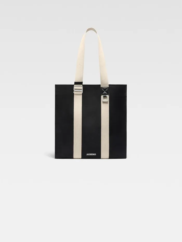 WomenMen Shoulder Bags JACQUEMUS The Cuerda Shopper Bag Black