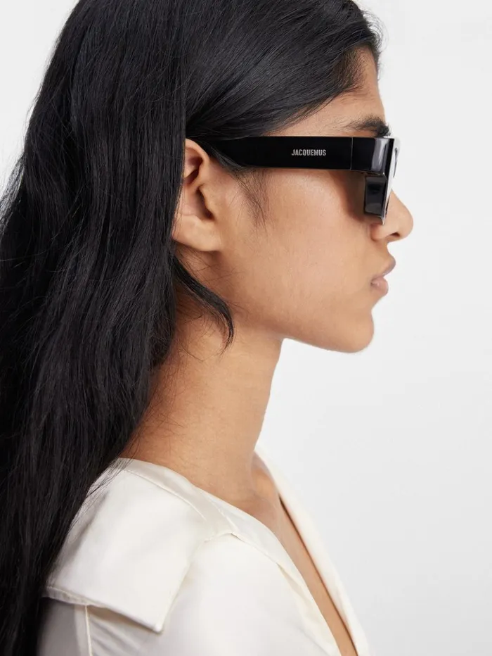 WomenMen Sunglasses JACQUEMUS The Meridiano Sunglasses Black WomenMen Sunglasses JACQUEMUS The Meridiano Sunglasses Black