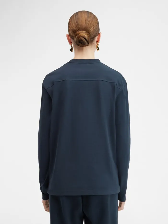 WomenMen Tshirts JACQUEMUS The Longsleeve Tshirt Dark Navy WomenMen Tshirts JACQUEMUS The Longsleeve Tshirt Dark Navy