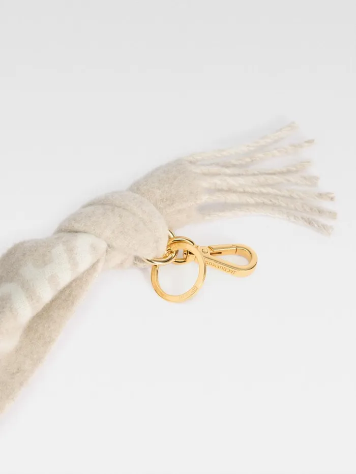 WomenMen Textile Accessories JACQUEMUS The charpe Keychain Multibeige WomenMen Textile Accessories JACQUEMUS The charpe Keychain Multibeige