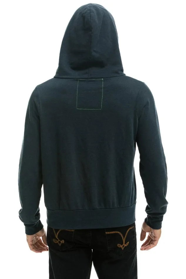 WomenMen Tops Aviator Nation 5 STRIPE HOODIE 8211 CHARCOAL PINK GREEN WomenMen Tops Aviator Nation 5 STRIPE HOODIE 8211 CHARCOAL PINK GREEN