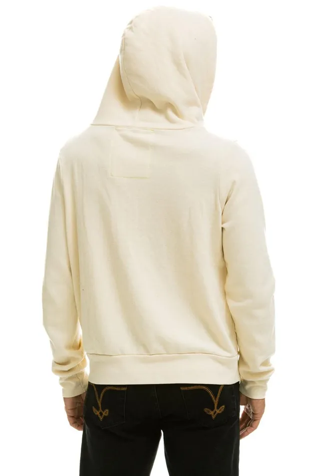WomenMen Tops Aviator Nation 5 STRIPE HOODIE 8211 VINTAGE WHITE WomenMen Tops Aviator Nation 5 STRIPE HOODIE 8211 VINTAGE WHITE