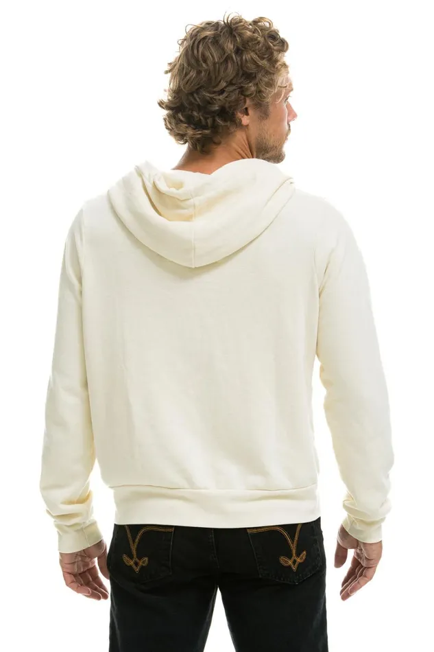 WomenMen Tops Aviator Nation 5 STRIPE HOODIE 8211 VINTAGE WHITE BLUE WomenMen Tops Aviator Nation 5 STRIPE HOODIE 8211 VINTAGE WHITE BLUE