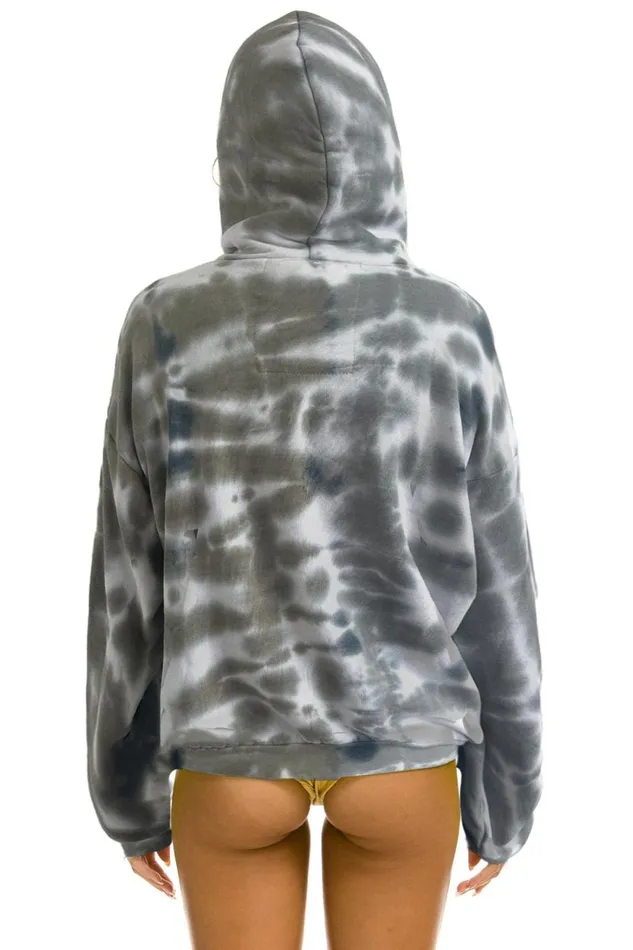 WomenMen Tops Aviator Nation HAND DYED PULLOVER HOODIE RELAXED 8211 TIE DYE GREY OLIVE WomenMen Tops Aviator Nation HAND DYED PULLOVER HOODIE RELAXED 8211 TIE DYE GREY OLIVE