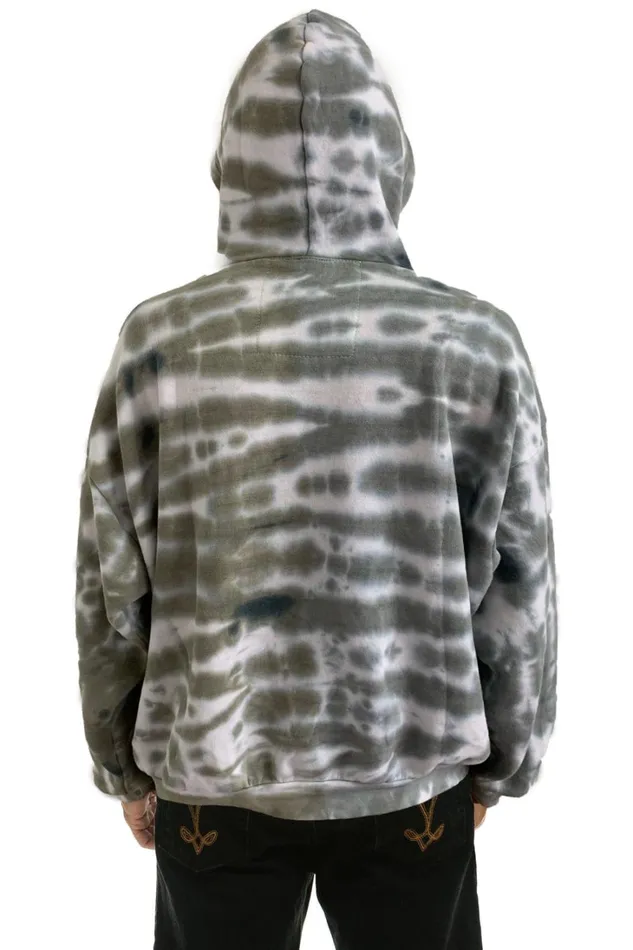 WomenMen Tops Aviator Nation HAND DYED PULLOVER HOODIE RELAXED 8211 TIE DYE GREY OLIVE WomenMen Tops Aviator Nation HAND DYED PULLOVER HOODIE RELAXED 8211 TIE DYE GREY OLIVE