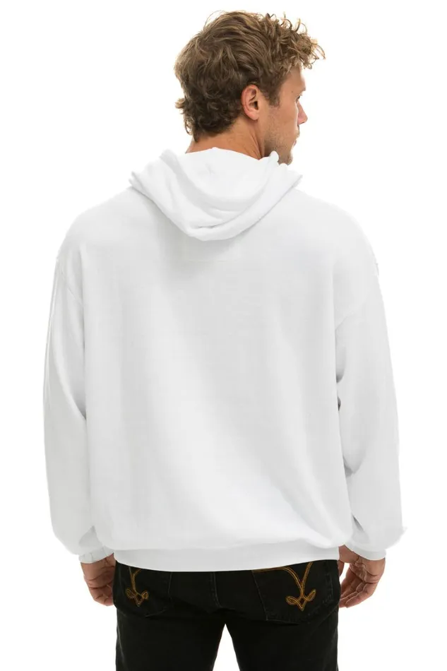 WomenMen Tops Aviator Nation LOCALS ONLY RELAXED PULLOVER HOODIE 8211 WHITE WomenMen Tops Aviator Nation LOCALS ONLY RELAXED PULLOVER HOODIE 8211 WHITE