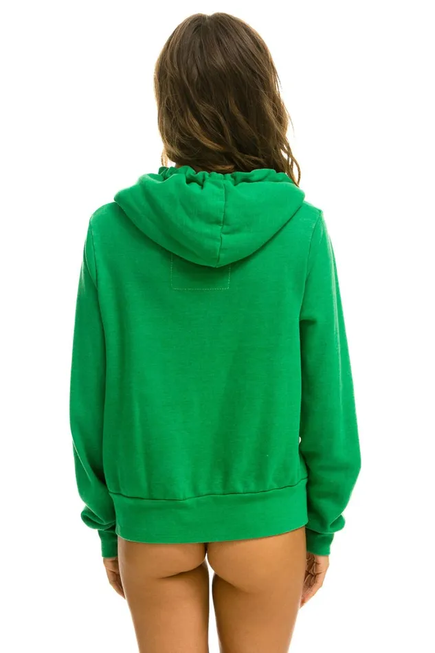 WomenMen Tops Aviator Nation SMILEY 2 HOODIE 8211 KELLY GREEN