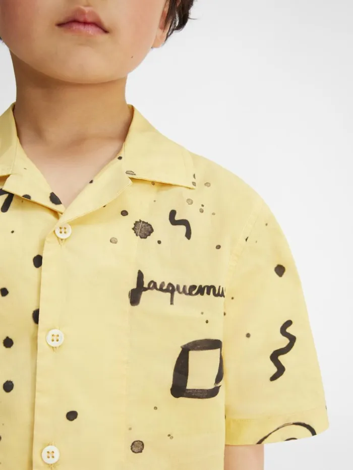 WomenMen Tops JACQUEMUS The Jean Kids039 Shirt Print Summer Kids WomenMen Tops JACQUEMUS The Jean Kids039 Shirt Print Summer Kids