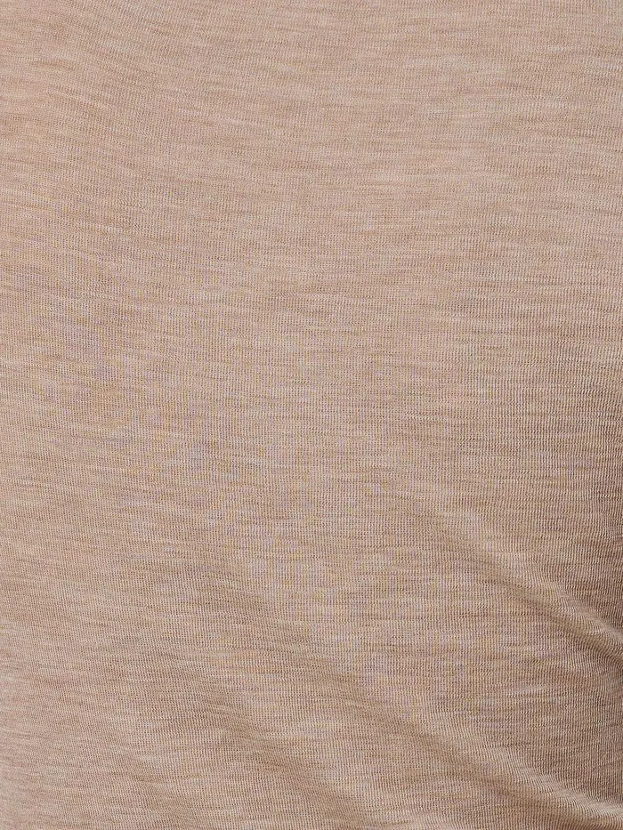 Women Merino Half Sleeve Tshirt Stone Jigsaw Knitwear and Cashmere