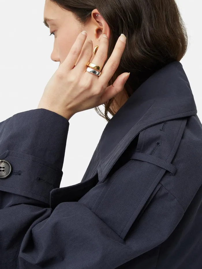 Women Mixed Metal Wrap Ring Multi Jigsaw Party
