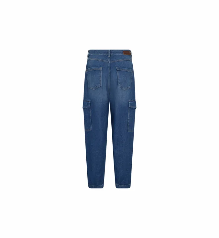 Women MMAdeline Stina Cargo Jeans Blue Jeans MOS MOSH