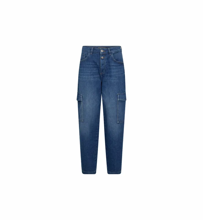 Women MMAdeline Stina Cargo Jeans Blue Jeans MOS MOSH