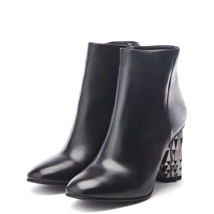 Women Moda In Pelle Black Boots Kiratta Black Leather