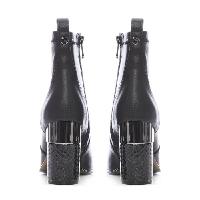 Women Moda In Pelle Black Boots Lorita Black Porvair