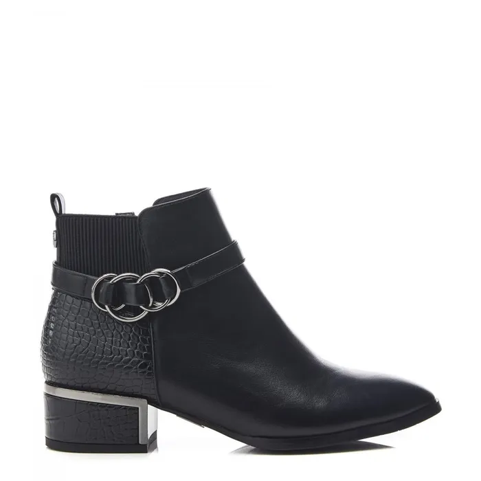 Women Moda In Pelle Black Boots Paras Black Porvair