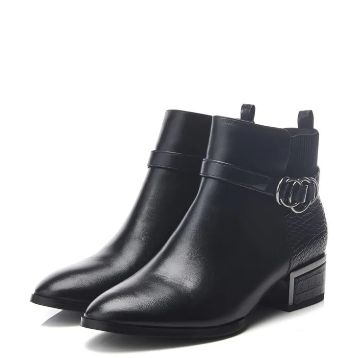 Women Moda In Pelle Black Boots Paras Black Porvair