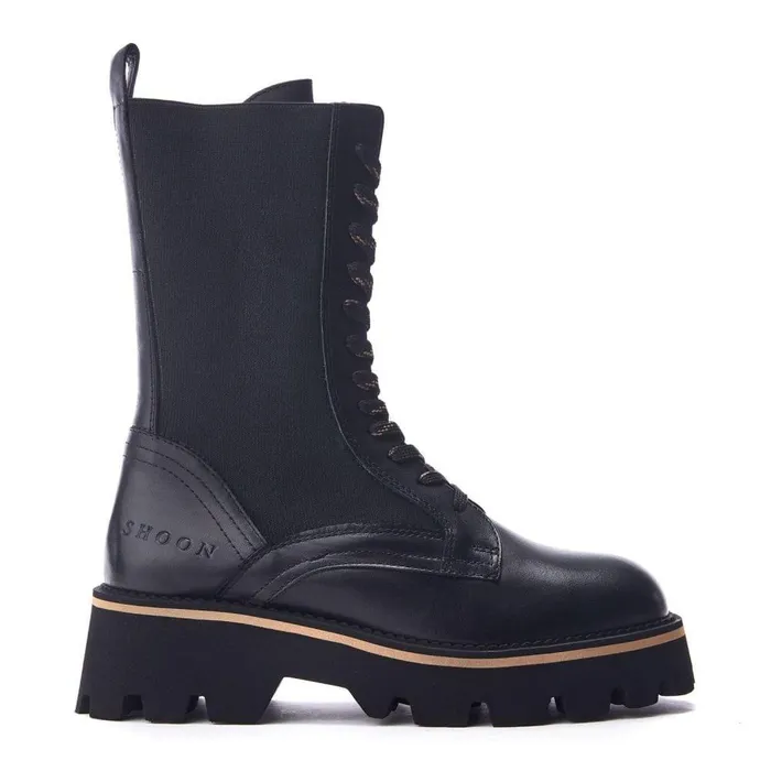 Women Moda In Pelle Black Boots Shoon Sh Ackridge Black Leather