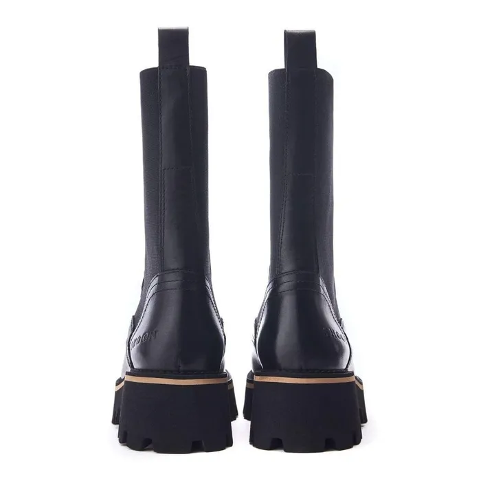 Women Moda In Pelle Black Boots Shoon Sh Ackridge Black Leather