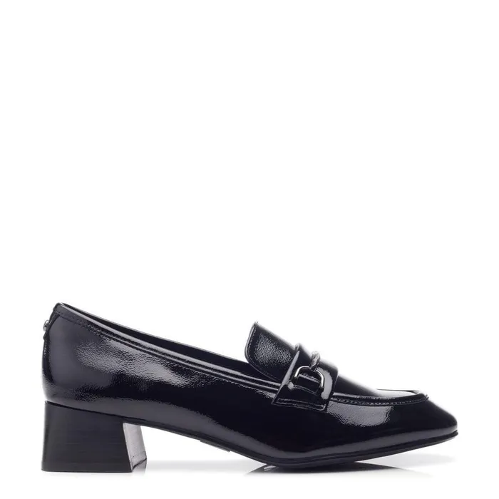 Women Moda In Pelle Brogues And Loafers Coutance Black Patent Leather