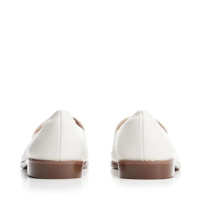 Women Moda In Pelle Brogues And Loafers Emmarose W Off White Leather