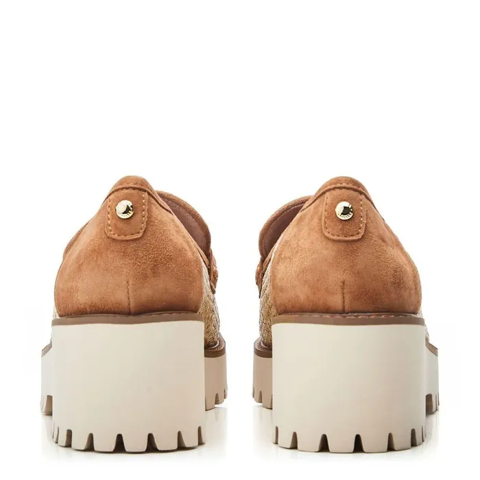 Women Moda In Pelle Casual Shoes Faythe Natural Textile