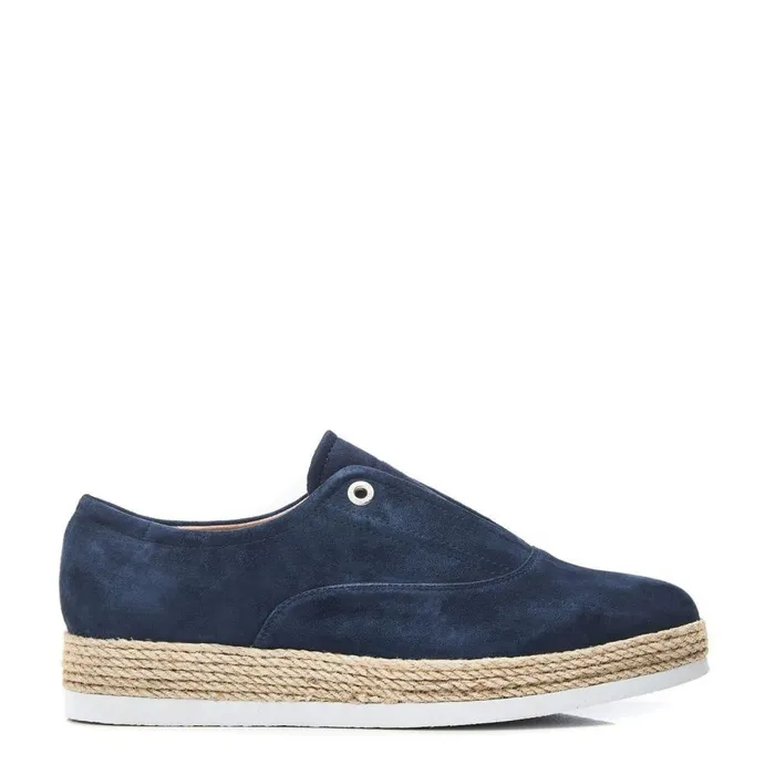 Women Moda In Pelle Casual Shoes Felicie Navy Suede