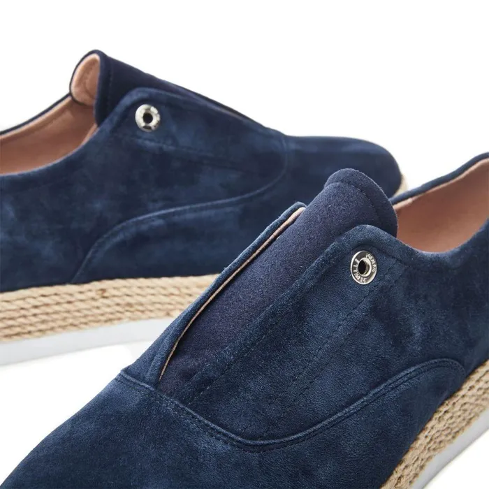 Women Moda In Pelle Casual Shoes Felicie Navy Suede